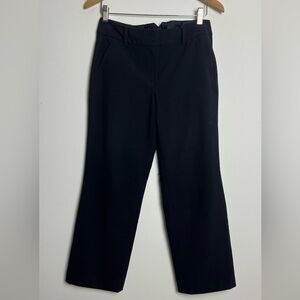 Land's End Women's Navy Washable Wool Blend Dress Pants Size 6